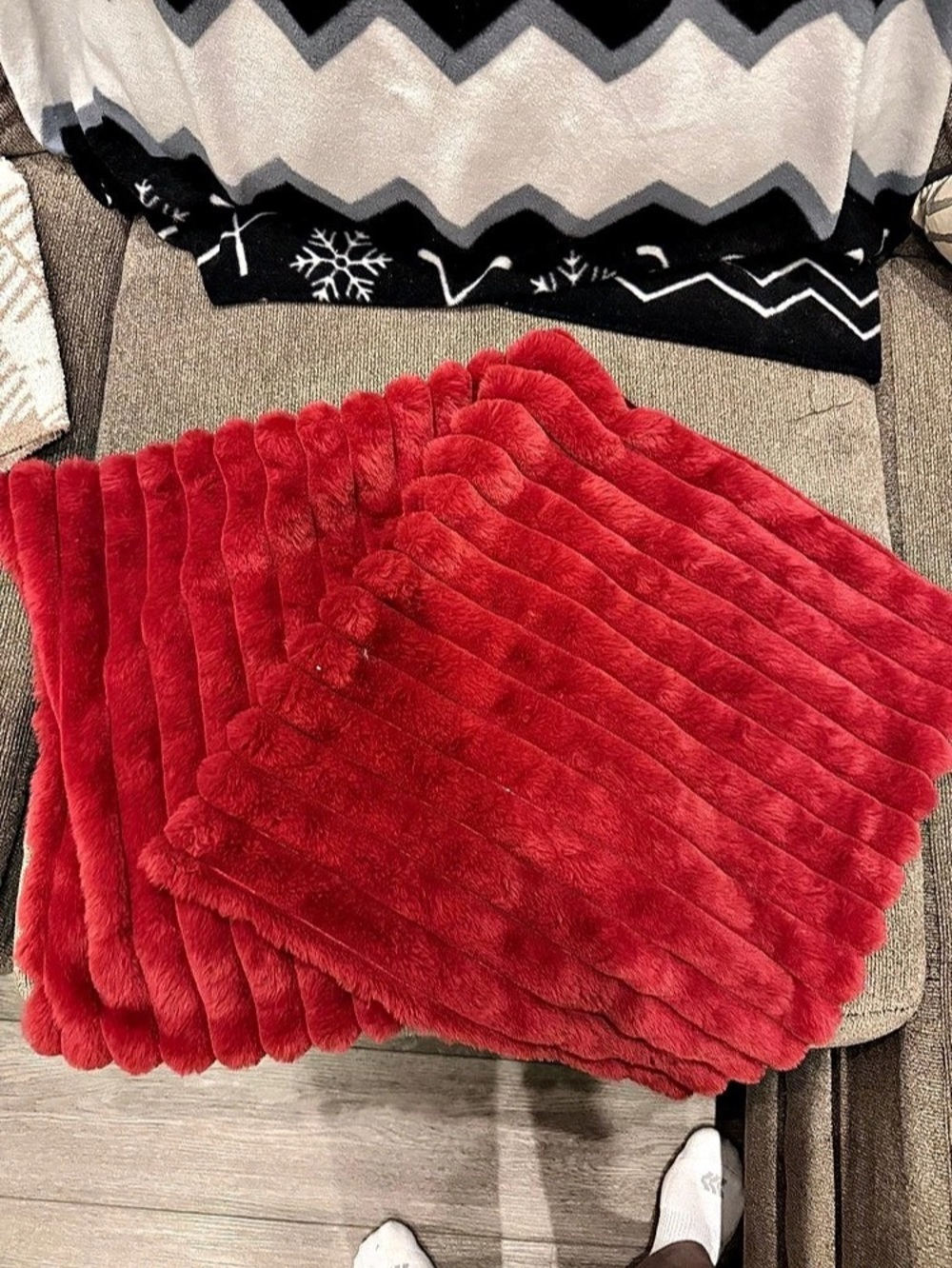 NWOT Red Pillow Covers